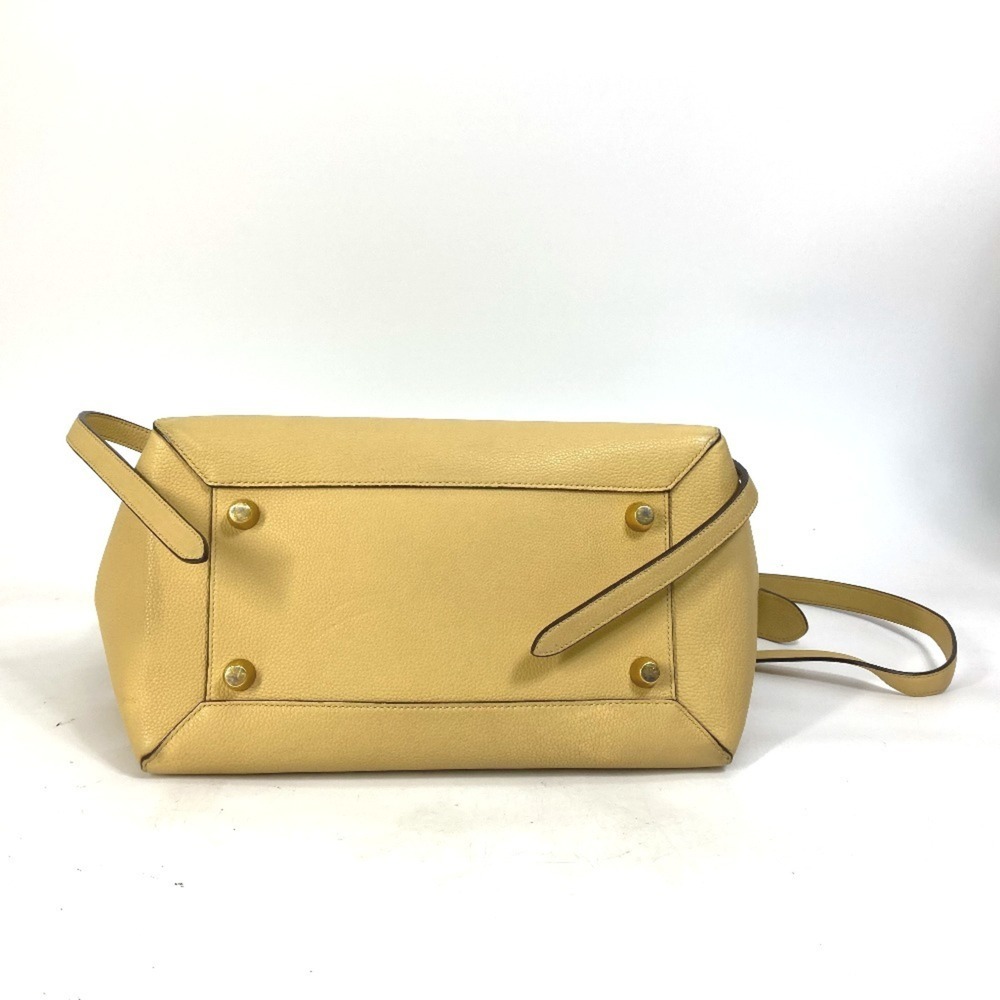 CELINE Yellow Leather Shoulder Bag - Picture 4 of 16
